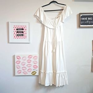 Off the shoulders dress